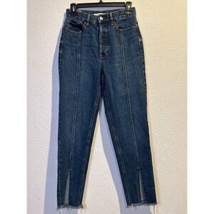 PacSun ULTRA Hi Rise Jeans (Womens 25) Dark Wash pLEATED fRONT STRETCH